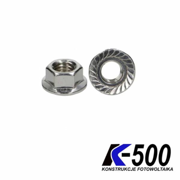 NAKRĘTKA KOŁNIERZOWA M-8 DIN 6923 A2 - opakowanie 200 szt.