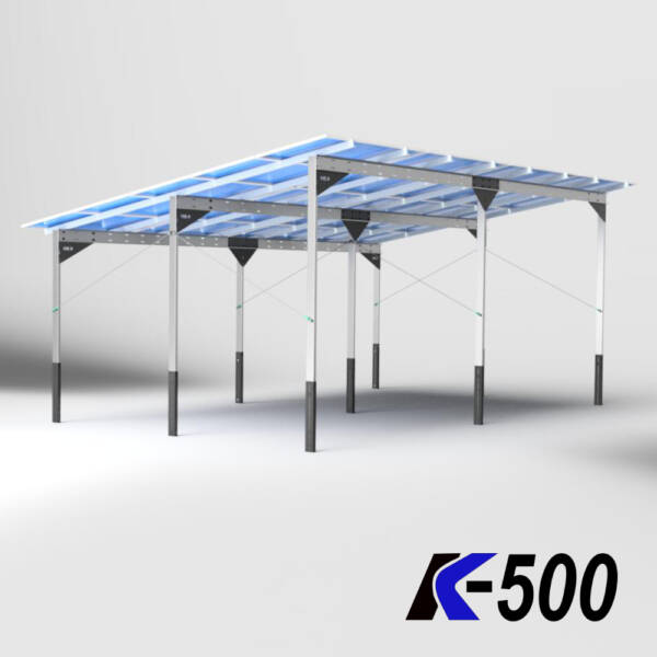K6500 CARPORT 2x4200 (2085-2300) na 20 modułów R6