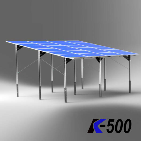 K6600 CARPORT 2x3500 (1750-1950) na 24 moduły R4